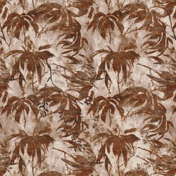 Tissu Casamance - Papyrus - rf: 4321.0144 Orange brule