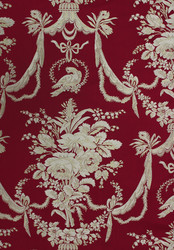 Tissu Tassinari & Chtel - Les Msanges - rf: 1505.03 Rouge