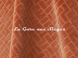 Tissu Lelivre - Vallauris - rf: 0576.09 Terracotta