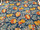 Tissu Sanderson - Cantaloupe Velvet - rf: 226636 ( toute laize )