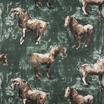 Tissu Donghia - Horses - rf: 10357.004 Green