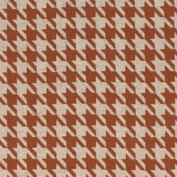 Tissu Casamance - Pacte - rf: 3348.1021 Orange brle Beige
