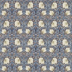 Tissu William Morris - Pimpernel - rf: 224494 Indigo/Hemp