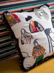 Tissu Pierre Frey - La Smala - rf: F3231.001 Multicolore