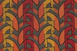 Tissu Casal - Lempicka nuit - rf: 12747.29 Liqueur