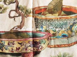 Tissu Pierre Frey - Kyoto - rf: F3335.001 Original ( dtail )