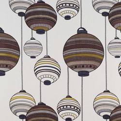 Tissu Gaston y Danila - Jacksonville - rf: GDT.5135.002 Azul/Chocolate