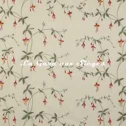 Tissu Colefax & Fowler - Viviers - rf: F3513.04 Tomato/Green