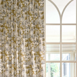 Tissu Camengo - Passaro - rf: 2492.0374 Ocre