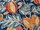 Tissu Sanderson - Cantaloupe Velvet - rf: 226636 Tumeric/Indigo
