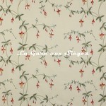 Tissu Colefax &amp; Fowler - Viviers - rf: F3513.04 Tomato/Green