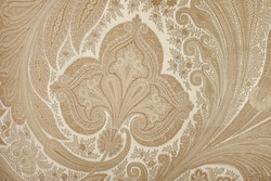 Tissu Tassinari & Chtel - Kashmir - rf: 1512.03 Sable ( dtail )