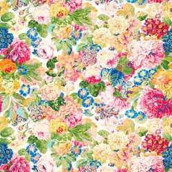 Tissu Sanderson - Very Rose and Peony - rf: 226888 Multi