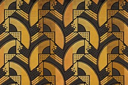 Tissu Casal - Lempicka nuit - rf: 12747.44 Clair de Lune