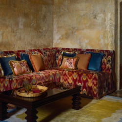 Tissu Manuel Canovas - Kerala Velours - rf: M4185.001 Brique