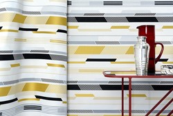 Tissu Lelivre - Gaucho - rf: 0563.02 Bauhaus