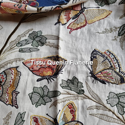 Tissu Quenin - Flanerie ( dtail )