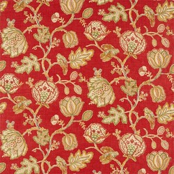 Tissu William Morris - Theodosia - rf: 226594 Red