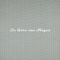 Tissu Colefax & Fowler - Leaf Stripe - rf: F4749.01 Old Blue