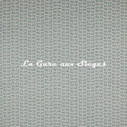 Tissu Colefax & Fowler - Leaf Stripe - rf: F4749.01 Old Blue