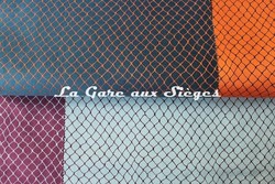 Tissu Jean Paul Gaultier - Cabaret - rf: 3436 - Coloris: 05 Piment & 04 Porcelaine