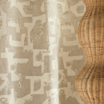 Tissu Casamance - Colorado - rf: 4566.0233 Naturel