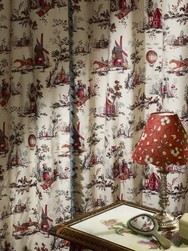Tissu Braqueni - Scnes de Campagne - rf: B7692.001 Original
