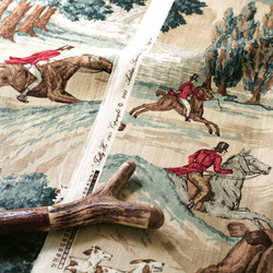 Tissu Sanderson - Tally Ho (dtail )