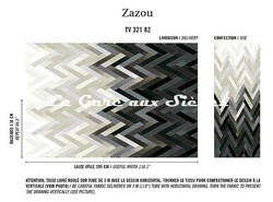 Tissu ELITIS - Zazou - rf: TV321.82 ( laize )