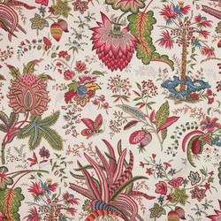Tissu Braqueni - Fleurs tranges - rf: B1811.001 Multicolore