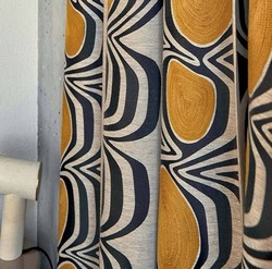 Tissu Elitis - Ondes - rf: LZ865.22 Soleil levant