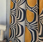 Tissu Elitis - Ondes - rf: LZ865.22 Soleil levant