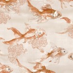 Tissu Misia - Dance des Cyprins - rf: M178.603 Champagne