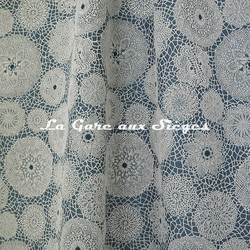 Tissu Jean Paul Gaultier - Macram - rf: 3491.04 Bleu