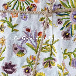 Tissu Pierre Frey - Roselia - rf: F3685.002 Soleil ( dtail )