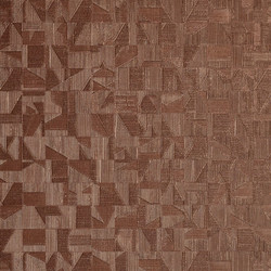 Papier peint Casamance - Tiznit - rf: 7440.1160 Acajou/Dor