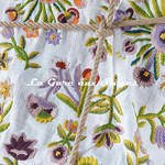 Tissu Pierre Frey - Roselia - rf: F3685.002 Soleil ( dtail )