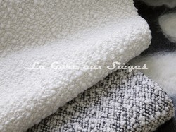 Tissu Lelievre - Lama - Coloris Craie et Granit ( dtail )
