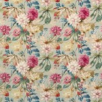 Tissu Sanderson - Dahlia &amp; Rosehip Velvets - rf: 526532 Mulberry/Grey