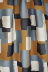 Tissu Lelivre - Abstract - rf: 4033.03 Or Bleu