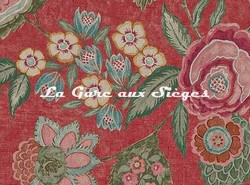 Tissu Colefax & Fowler - Emmeline - rf: F4775.03 Red ( dtail )