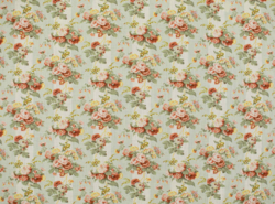 Tissu Quenin - Ritournelle - r�f: 4291.02 Amande