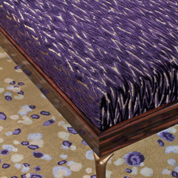 Tissu Misia - Monsieur Gustave - rf: M443.303 Myrtille