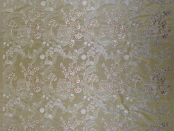 Tissu Edmond Petit - Lampas Chinois - rf: 13400.001 Jaune