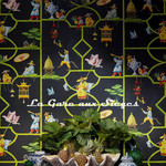 Tissu Pierre Frey - Les Singes savants - rf: F3604.002 Noir