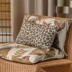 Tissu Jim Thompson - Feuilles d'Arum - rf: J3963.002 Silver down