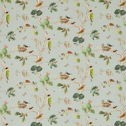 Tissu Sanderson - Woodland Chorus - rf: 225509 Sky Blue/Multi