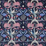 Tissu Clarke &amp; Clarke - Wonder World Velvet - rf: F1764/01 Berry