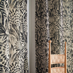 Tissu Casamance - Valarta - rf: 4841.0214 Noir
