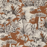 Tissu Camengo - Passaro - rf: 2492.0445 Terre de Sienne
